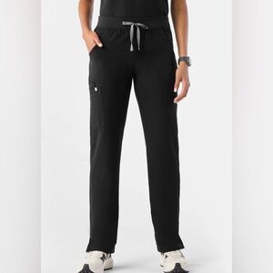 Figs Kade Cargo Scrub Pants Technical Collection in Black 2XL